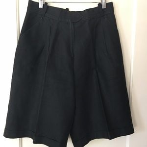 MaxMara Linen Shorts Black US size 14